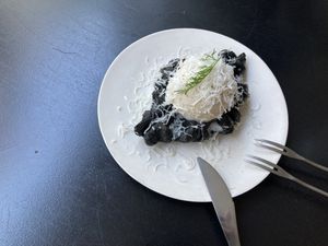 Croffle and ice cream  at ARP - 아르프 in Busan