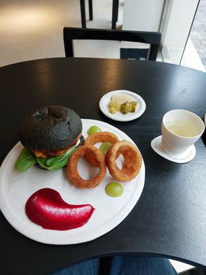 There's water available but they bring you tea too at ARP - 아르프 in Busan