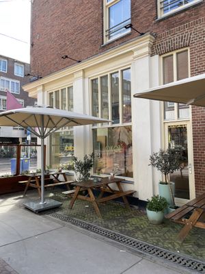 Outside  at LOKOL in Amsterdam