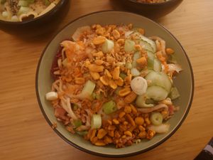 Asian noodles at LOKOL in Amsterdam