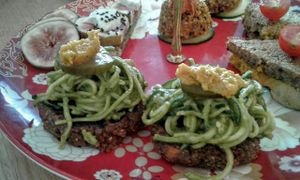 Raw zoodles at Sadhana Kitchen in Enmore