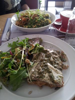 Raw lasagne at Sadhana Kitchen in Enmore