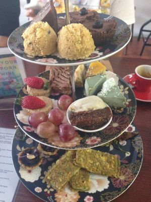 Organic Raw Vegan High Tea at Sadhana Kitchen in Enmore