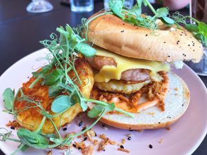 Ronald McPomald muffin  at Pom Kitchen - Crookes in Sheffield