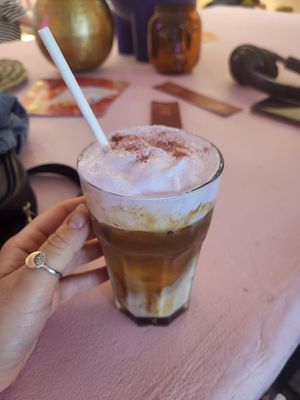 Iced Latte at Pom Kitchen - Crookes in Sheffield