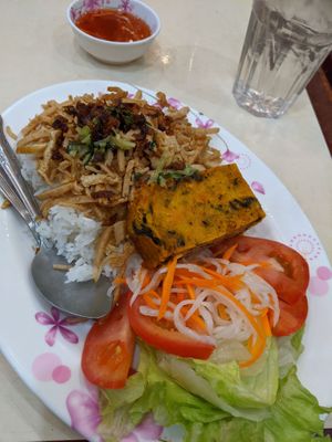 #11.  Com Tam Bi Cha Chay (sorry about the lack of diacritical marks)  at Dieu Huong in Falls Church