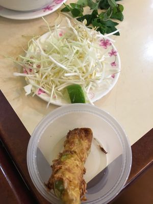 I recommend you ask them to heat it up for you...not the bean sprouts at Dieu Huong in Falls Church