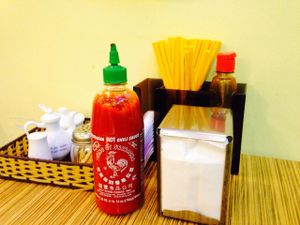 Fixings at your table at Dieu Huong in Falls Church