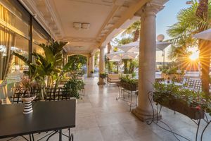 Cafe Strauss exterior at Café Strauss in Opatija