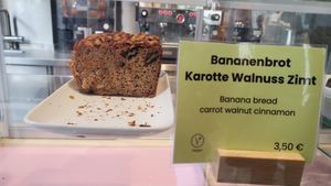 Banana bread at KoRo Café in Berlin