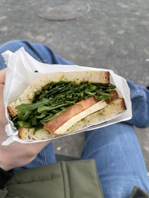 Vegan caprese  at KoRo Café in Berlin