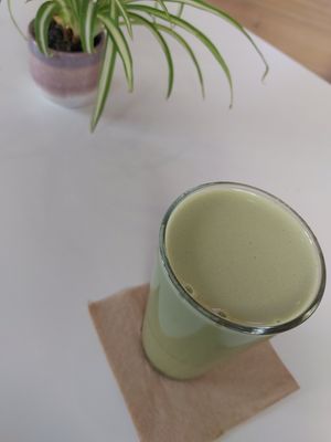 Matcha at KoRo Café in Berlin
