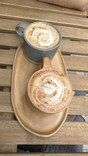 Masala chai latte  at Seed Cuisine in Bucharest