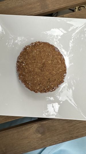 Giant cookie  at Seed Cuisine in Bucharest