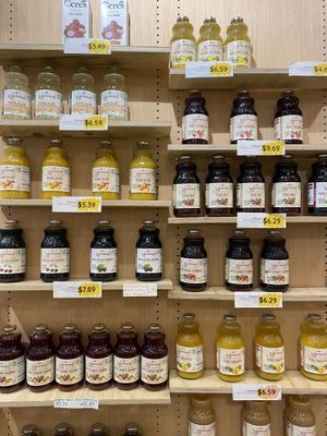 Delightful organic juices    at Horseradish in Brooklyn