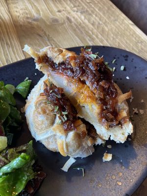 Beetroot and butternut pie   at Lamingtons in Biggar
