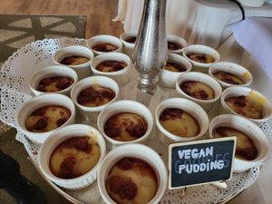 Vegan pudding. at PiranArt Restaurant & Gelateria & Caffeteria in Piran
