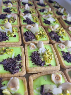 Cupcakes with pistachio  at PiranArt Restaurant & Gelateria & Caffeteria in Piran