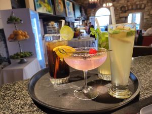 Analcolic cocktails at PiranArt Restaurant & Gelateria & Caffeteria in Piran