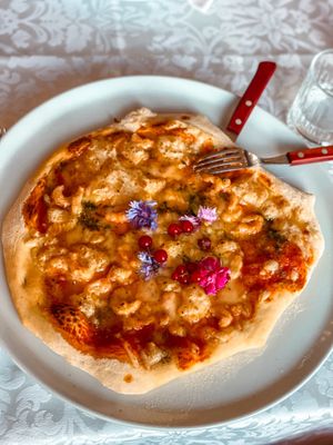 Seafood Pizza at PiranArt Restaurant & Gelateria & Caffeteria in Piran