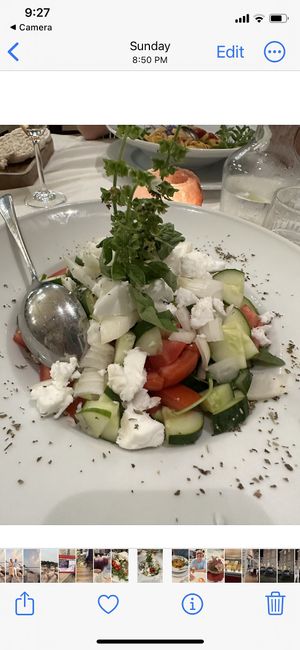 Greek vegan salad  at PiranArt Restaurant & Gelateria & Caffeteria in Piran