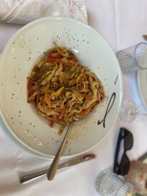 Fairy garden pasta  at PiranArt Restaurant & Gelateria & Caffeteria in Piran