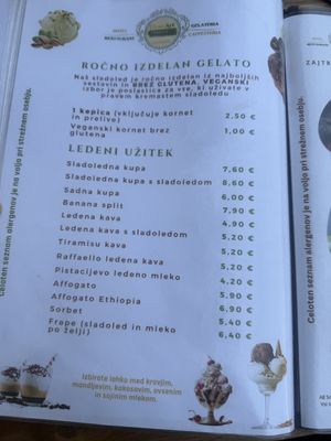   at PiranArt Restaurant & Gelateria & Caffeteria in Piran