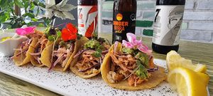 Tacos de Pescado at Mini Hotel 1920 in San Luis Potosi