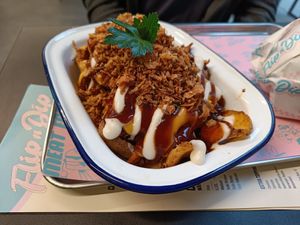 Elephant fries at Flip n Dip in Vienna