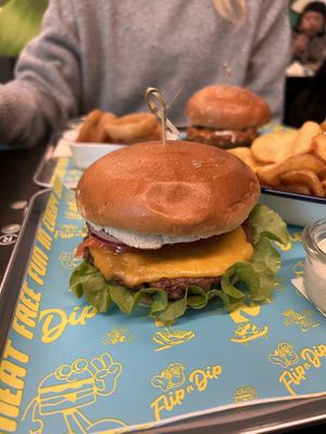 Classic Burger   at Flip n Dip in Vienna