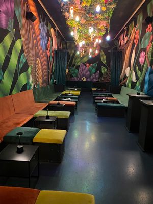 Bar downstairs at Flip n Dip in Vienna