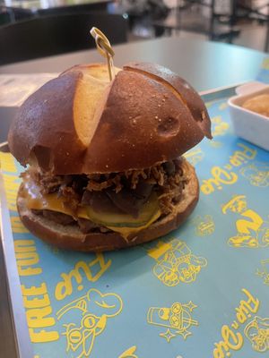 Flip n Dip burger   at Flip n Dip in Vienna