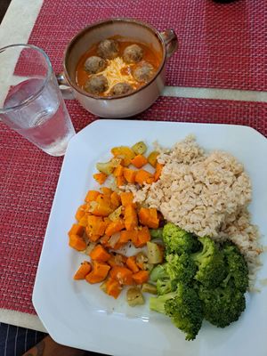 Almôndegas da lentilha at Só Verde - Botafogo in Rio De Janeiro