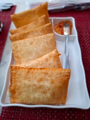 Pastel de queijo at Só Verde - Botafogo in Rio De Janeiro