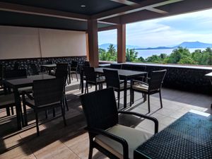 Verde View Upper Dining with Ocean View at Verde View Villas in Puerto Galera