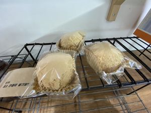 No clue what these were but they sure look yum!  at Miam-o Bread 미얌오브래드 in Seoul