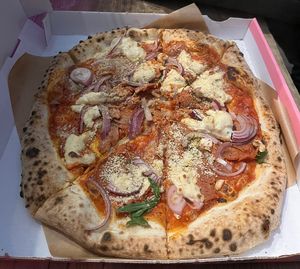   at RAZZO Vegan Pizza Bar in Cologne