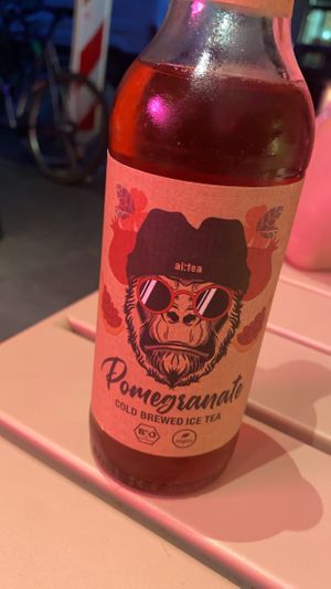 Yummiest drink (the lemon beer was also good) all alcohol free  at RAZZO Vegan Pizza Bar in Cologne