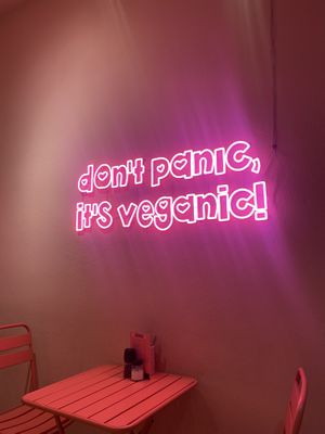 Loved this sign  at RAZZO Vegan Pizza Bar in Cologne
