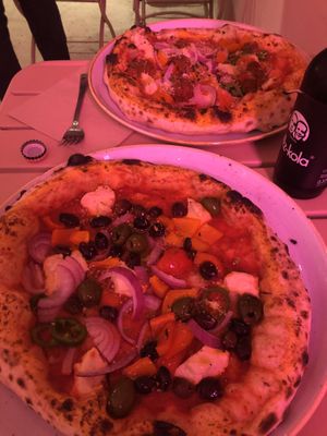   at RAZZO Vegan Pizza Bar in Cologne