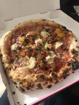 Spicy Meatballs  at RAZZO Vegan Pizza Bar in Cologne