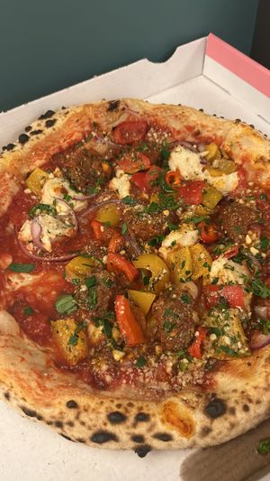   at RAZZO Vegan Pizza Bar in Cologne