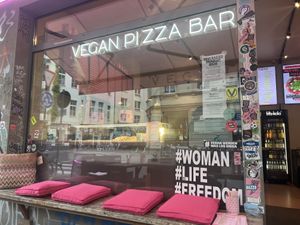 So cute   at RAZZO Vegan Pizza Bar in Cologne