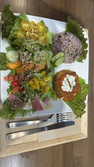   at Zirael Vegan Restaurant in Kyoto