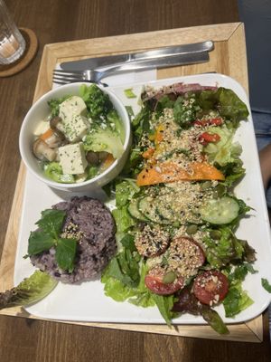 Zirael plate   at Zirael Vegan Restaurant in Kyoto