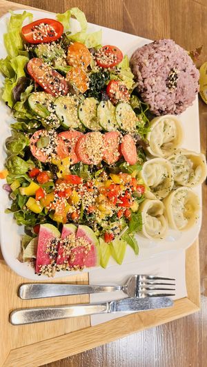   at Zirael Vegan Restaurant in Kyoto