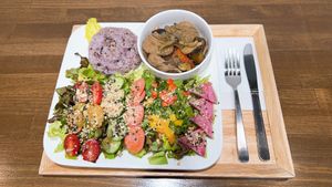  at Zirael Vegan Restaurant in Kyoto