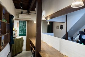 Cozy space  at Zirael Vegan Restaurant in Kyoto