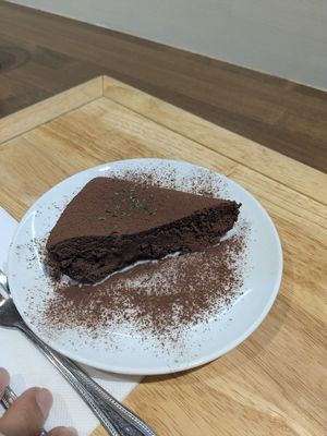 cake was excellent  at Zirael Vegan Restaurant in Kyoto