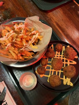 Asian Fries and Crispy Mushrooms  at Spicetrails in Freiburg